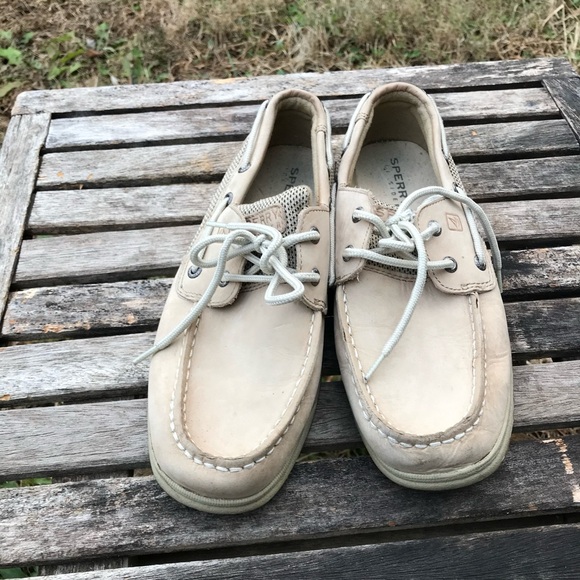 Sperry GIRLS INTREPID Tan Boat Shoes - Picture 5 of 5